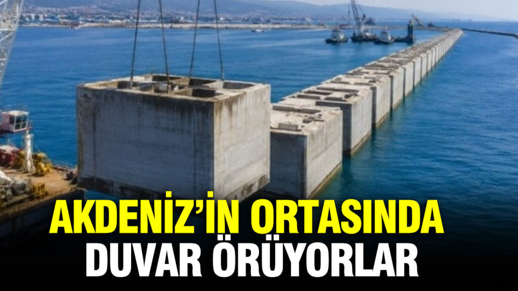 Akdeniz’de Dev Bir Proje: 33 Metre Boyutundaki Bloklarla Yeni Deniz Duvarı İnşa Ediliyor