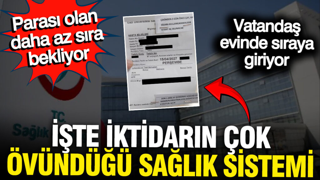 Sağlık Sistemindeki Eşitsizlikler: Parası Olana Öncelik, Randevular Yıl Sonuna Sarktı