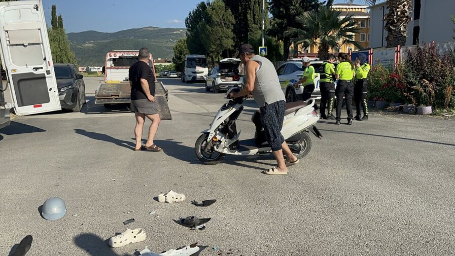 İznik’te Kaza: Motosikletle Çarpışma